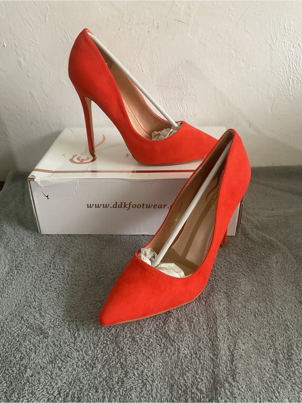 Bold Red Pointed-Toe Stiletto Pumps